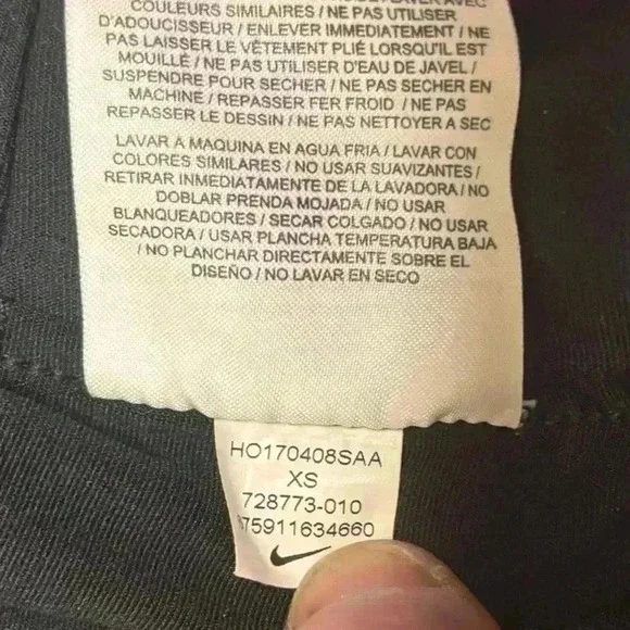 Nike Black Dri-Fit Court Victory Tennis Skirt Size XS (RARE!) - Picture 6 of 6